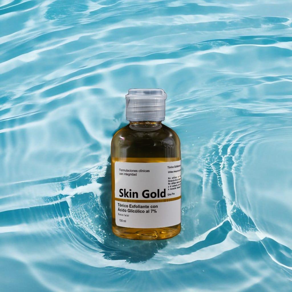 TONICO DE ACIDO GLICOLICO AL 7% SKIN GOLD 130ML (elimina manchas)