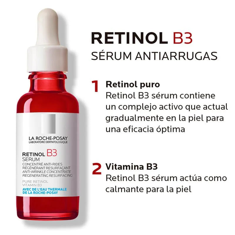 Suero Anti Edad Retinol B3 - La Roche Posay 30 ml