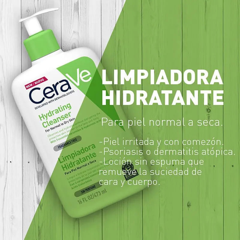 Limpiadora Hidratante - CeraVe 473 ml