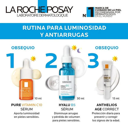 Kit Hyalu B5 + Mini Pure Vitamin C + Mini Anthelios - La Roche Posay Kit