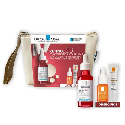 Kit Retinol B3 + Mini Pure Vitamin C10 + Anthelios Age Correct - La Roche Posay Kit