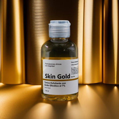 TONICO DE ACIDO GLICOLICO AL 7% SKIN GOLD 130ML (elimina manchas)