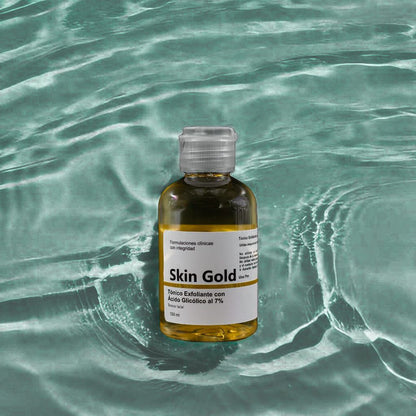 TONICO DE ACIDO GLICOLICO AL 7% SKIN GOLD 130ML (elimina manchas)