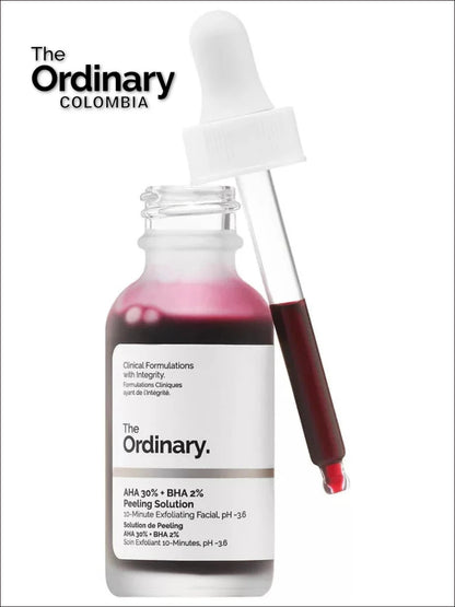 PEELING THE ORDINARY AHA 30%