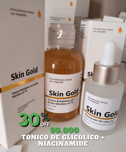 KIT ANTI MANCHAS Y MARCAS DE ACNE SKIN GOLD