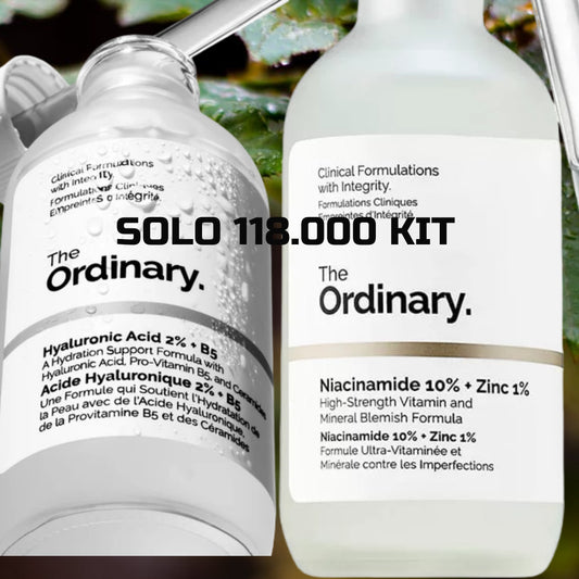 KIT HIALURONICO + NIACINAMIDE THE ORDINARY