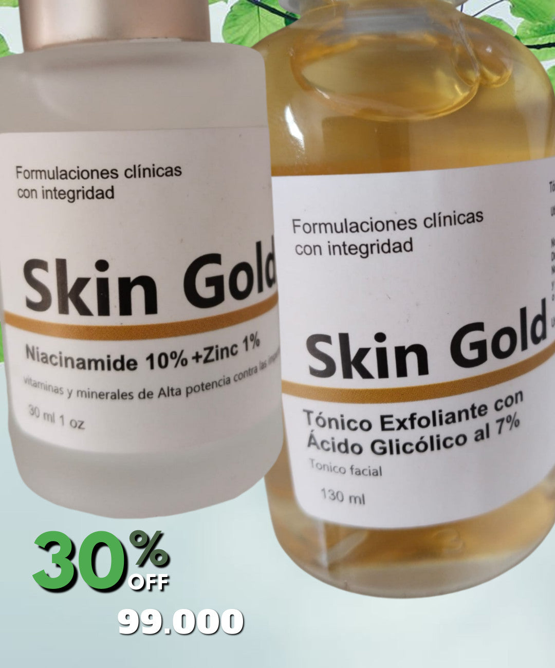 KIT ANTI MANCHAS Y MARCAS DE ACNE SKIN GOLD