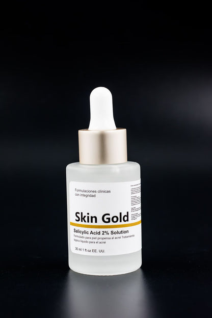 KIT ANTI ACNE Y PUNTOS NEGROS SALICILICO Y NIACINAMIDE SKIN GOLD 30ML