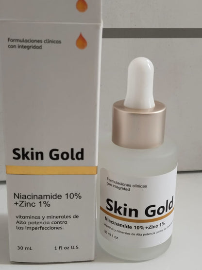 NIACINAMIDE AL 10% + ZIN 1% SKIN GOLD 30ML